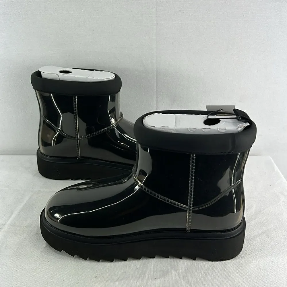 Koolburra by UGG Koola Clear Mini Boots- Clear/Black- Size 5- NIB - Picture 4 of 7